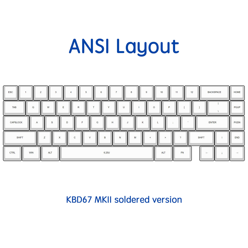 KBD67 MarK II – KBDfans® Mechanical Keyboards Store
