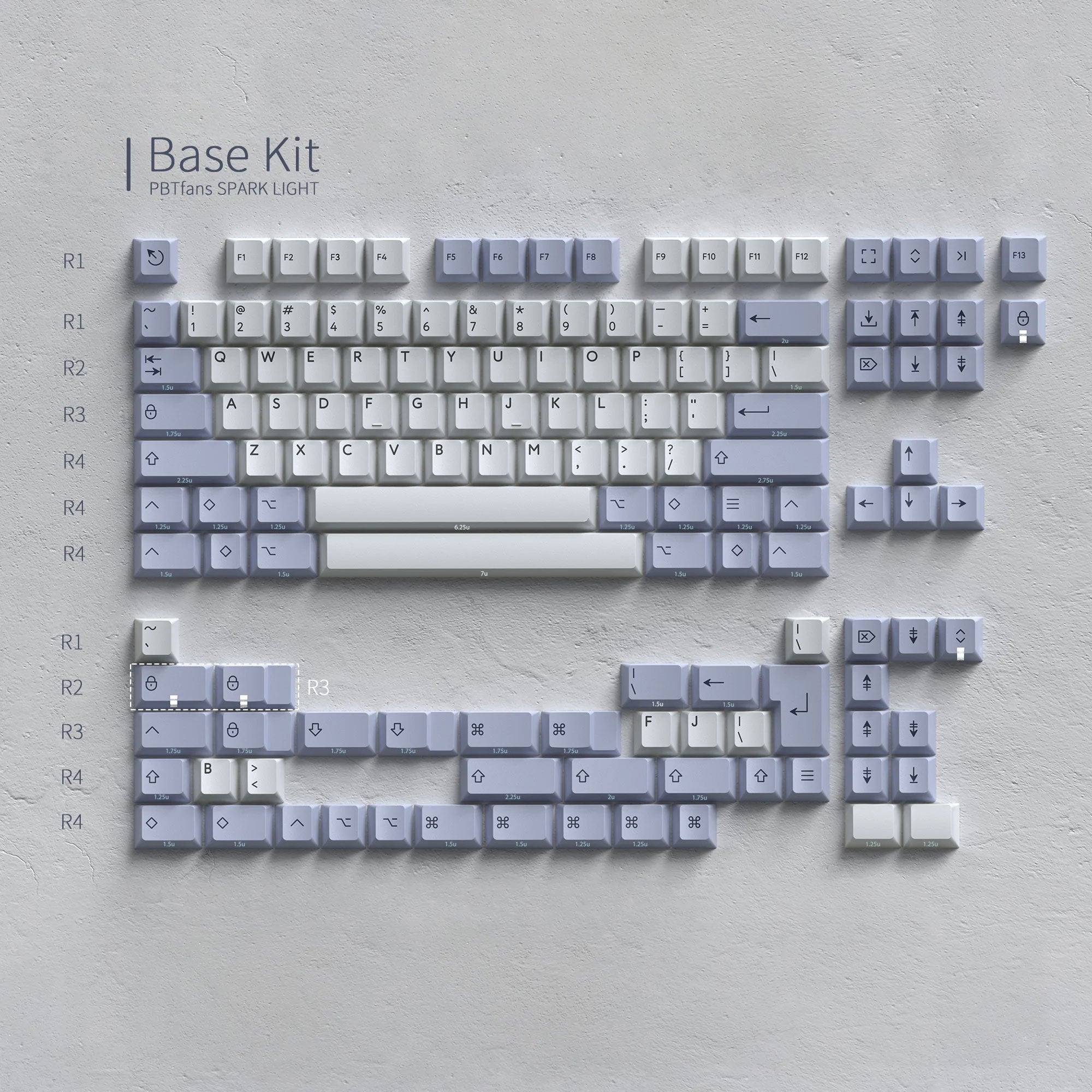 PBTfans Spark Light R2 – KBDfans® Mechanical Keyboards Store