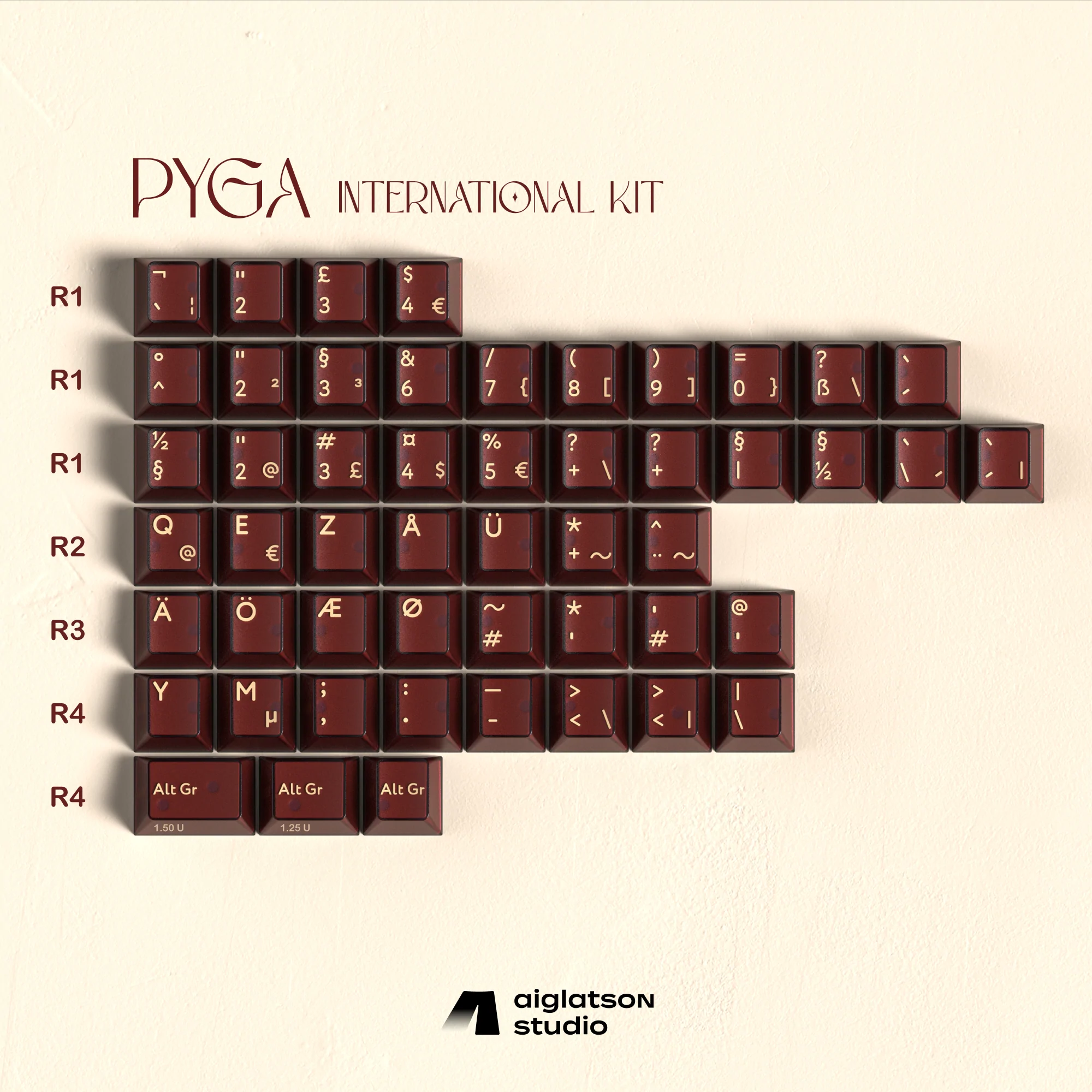 PBTfans International Kit Collection – KBDfans® Mechanical PBTfans International Kit Collection – KBDfans® Mechanical