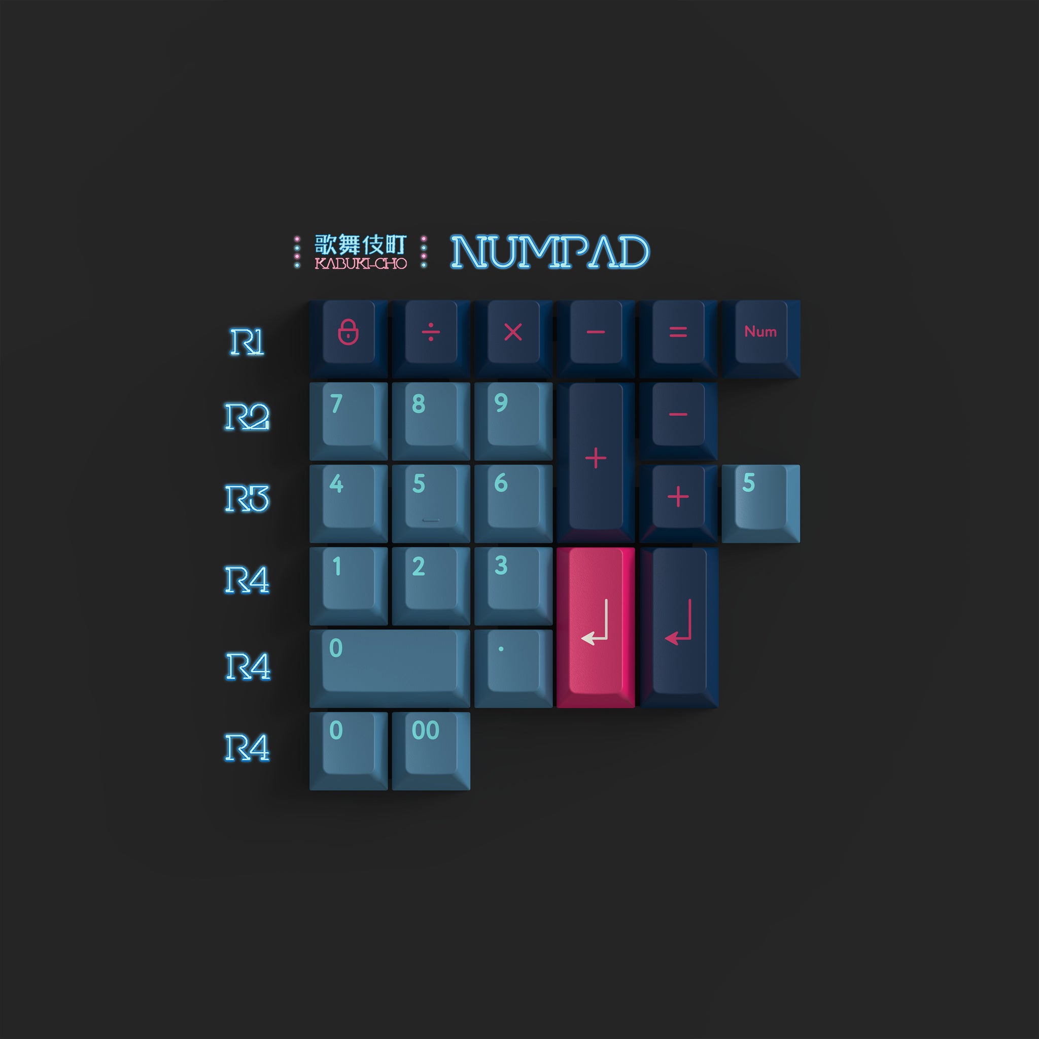 fuki beansページ PBTFANS KABUKI-CHO 歌舞伎町 – KBDfans® Mechanical Keyboards